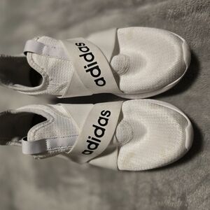 Adidas White Slip-On Sneakers